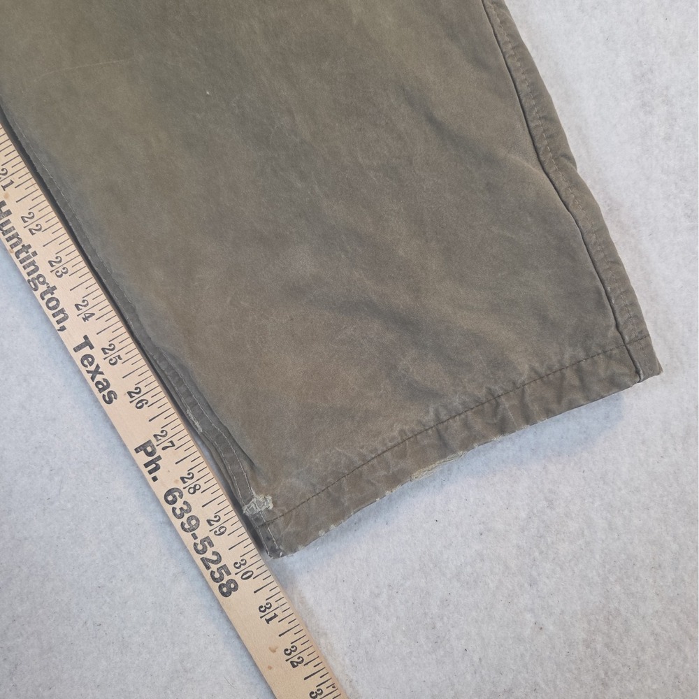Vintage CC Filson Hunting Pants 34x30 Style 1457 Made In USA Waxed Cloth Brush - Picture 10 of 14